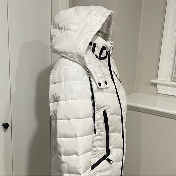 Karl Lagerfeld White Puffer Jacket - Picture 5 of 10